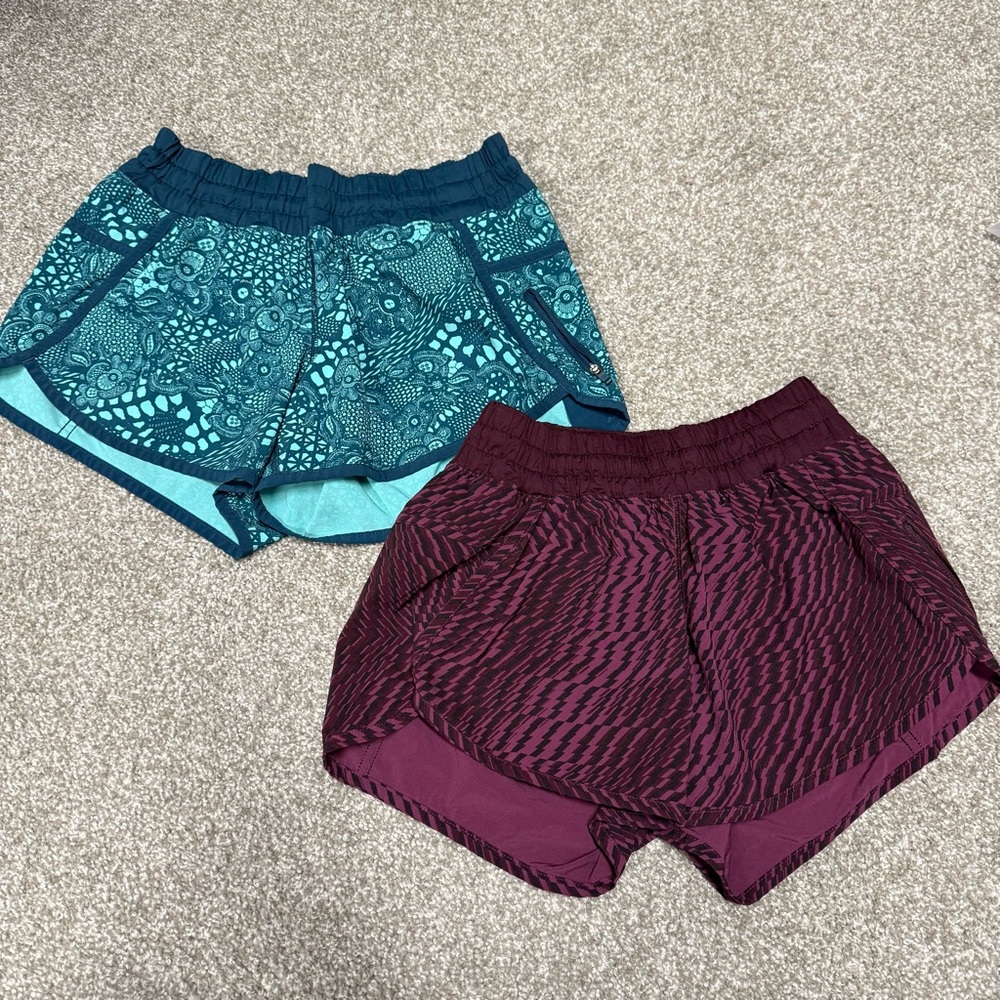 Vintage lululemon hotty hot shorts
